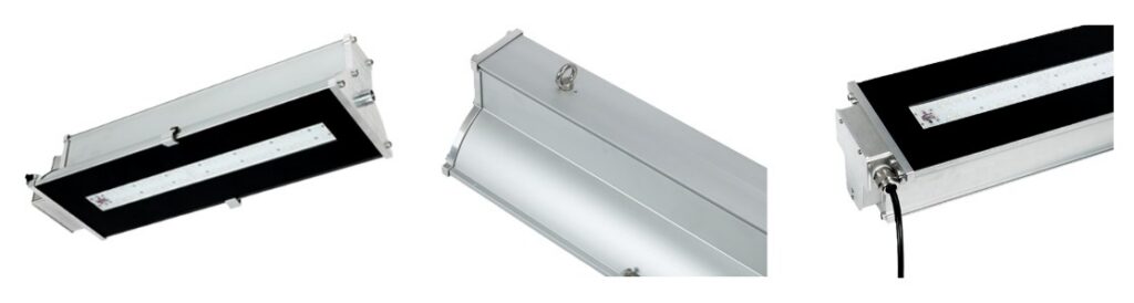 ATEX explosion proof LED lights 100 Watt, 13000lm, 40/ 60/ 90/ 120°, IP66, ,2700K-6500K