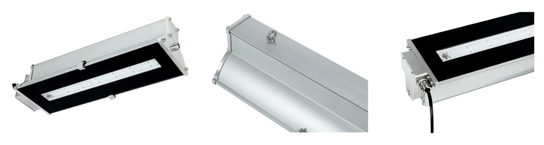 ATEX explosion proof LED lights 100 Watt, 13000lm, 40/ 60/ 90/ 120°, IP66, ,2700K-6500K