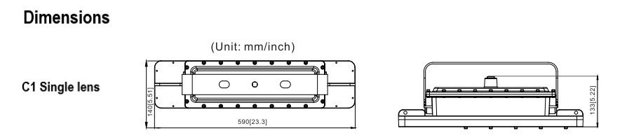 ATEX explosion proof LED lights 40 Watt, 5600lm, 120°, IP67, ,2200K-6500K