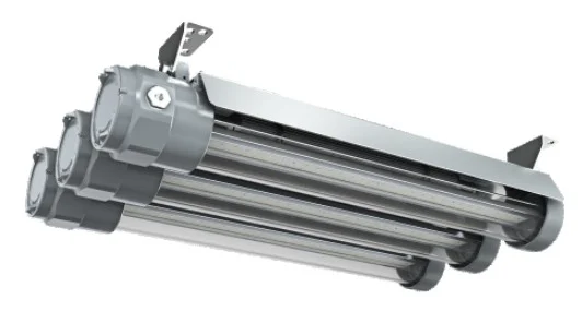 ATEX explosion proof LED lights 3x20 Watt, 15600lm, 120°, IP67, ,3000K - 6500K