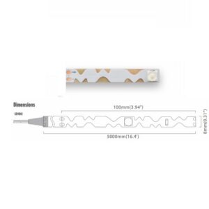 Lens Series 10 LED/m | 6060 SMD | S-type Bendable 10LED/m 12V 6W/m 11000K