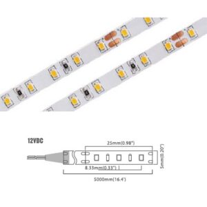 2216 Series 120 LED/m | 2216 SMD 120LED/m 12V 6W/m 3000K