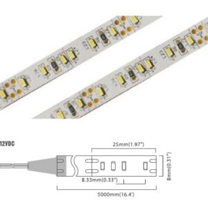 3014 Series 120 LED/m | 3014 SMD (12V) 120LED/m 12V 14.4W/m 2700K