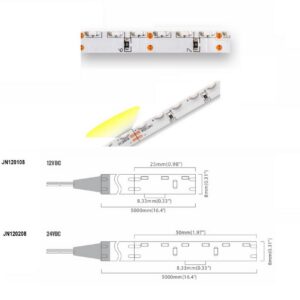 315 Series 120 LED/m | 315 SMD (12V) 120LED/m 12V 9.6W/m 2700K