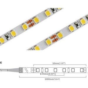 2835 Series 120 LED/m | 2835 SMD (24V narrow) 120LED/m 24V 22W/m 3000K