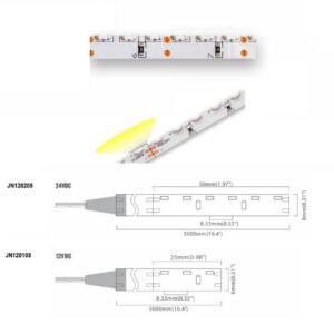 315 Series 120 LED/m | 315 SMD (24V) 120LED/m 24V 9.6W/m 2700K