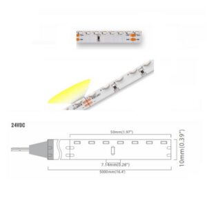 315 Series 140 LED/m | 315 SMD 140LED/m 24V 9.6W/m 2700K IP20/IP65