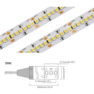 3528 Series 240 LED/m | 3528 SMD (12V) 240LED/m 12V 19.2W/m 2700K IP20/IP65