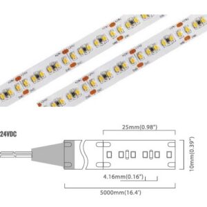 2216 Series 240 LED/m | 2216 SMD (24V) 240LED/m 24V 18W/m 3000K
