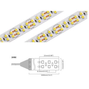 2835 Series 240 LED/m | 2835 SMD (Dual Row) 240LED/m 24V 32W/m 2700K
