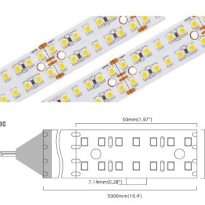 2835 Series 280 LED/m | 2835 SMD (Dual Row) 280LED/m 24V 32W/m 2700K