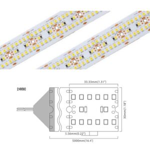 2835 Series 420 LED/m | 2835 SMD (Triple Row) 420LED/m 24V 36W/m 2700K