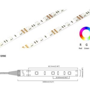 RGB Series 48 LED/m | 5050 SMD (12V) 48LED/m 12V 3.8W/m Red
