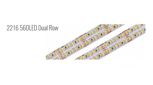 2216 Series 560 LED/m | 2216 SMD 560LED/m 24V 20W/m 6500K