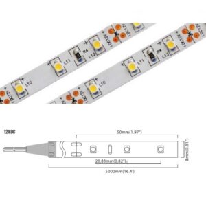 3528 Series 60 LED/m | 3528 SMD (12V) 60LED/m 12V 4.8W/m 2700K