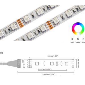RGB Series 60 LED/m | 3535 SMD (12V) 60LED/m 12V 4.2W/m Red