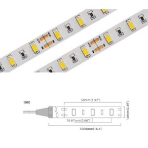 5730 Series 60 LED/m | 5730 SMD (12V) 60LED/m 12V 16W/m 2700K