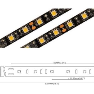 5050 Series 60 LED/m | 5050 SMD (24V) 60LED/m 24V 14.4W/m 2700K