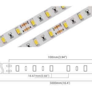 5730 Series 60 LED/m | 5730 SMD (24V) 60LED/m 24V 16W/m 2700K