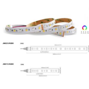 RGBW Series 60 LED/m | 5050 SMD (24V) 60LED/m 24V 2.4W/m Red IP20/IP65