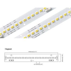 LED Linear 64 LED/m | 5730 SMD 64LED/m 48V 28.8W/m 2700K