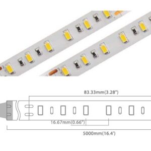 5730 Series 72 LED/m | 5730 SMD (24V) 72LED/m 24V 19.2W/m 2700K