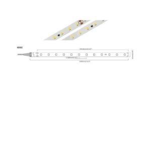 48V Series 72 LED/m | 2835 SMD 72LED/m 48V 4.3W/m 2700K