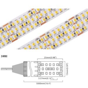2216 Series 840 LED/m | 2216 SMD 840LED/m 24V 24W/m 3000K