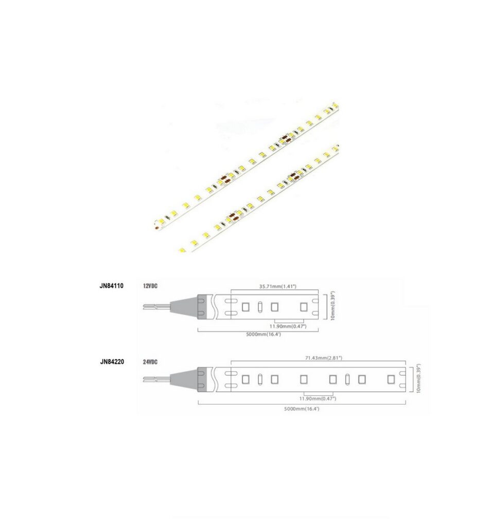 2835 Series 84 LED/m | 2835 SMD (12V) 84LED/m 12V 18W/m 6000K