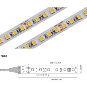 5050 Series 96 LED/m | 5050 SMD 96LED/m 24V 19.2W/m 2700K