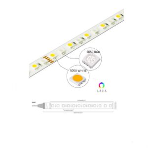 RGBW Series 96 LED/m | 5050 SMD 96LED/m 24V 3.2W/m Red