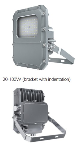 ATEX explosion proof LED lights 100 Watt, 13000lm, 40°/ 60°/ 90°/ 120°, IP67, ,2200K-7000K