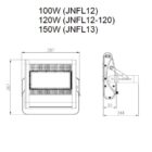 100 Watt cool white dimmable 30x30° single lens/ PCB LED flood light (IP65) - Gallery Image 1