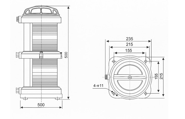 Marine LED Navigation Signal lights for all vessels ≥50M in length 8 Watt,56, CCS approval