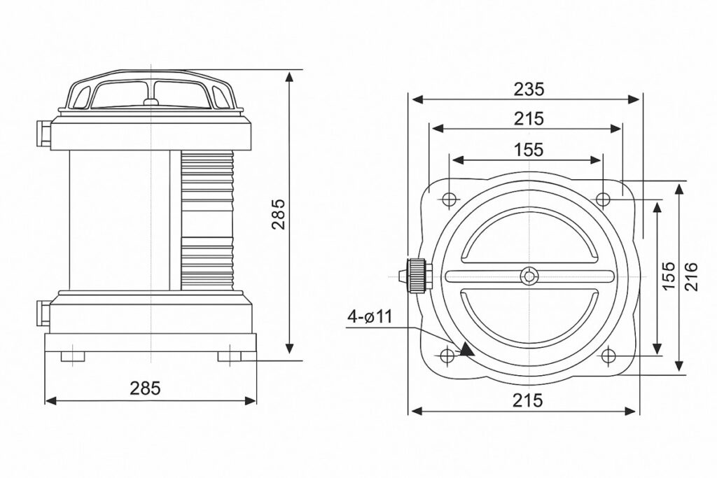 Marine LED Navigation Signal lights for all vessels ≥50M in length 8 Watt,56, CCS approval