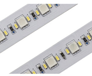 RGBW+CCT Series | 5050 + 3014 SMD (RGB-Band) 120LED/m 24V 4.1W/m Red