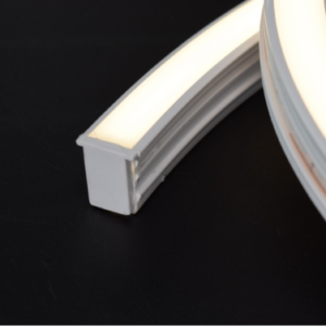 Horizontal Bend Neon Flex Recessed 17 x 20mm 10W/m 24V Red IP44